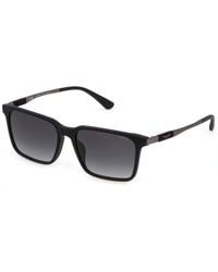 Police - Splp31 Ranger 2 703 Sunglasses Acetate Smoke Squared Normal Shaded - Lyst