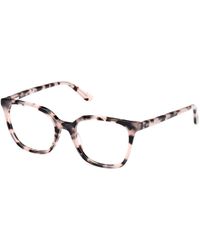 Guess - Gu50165 074 Optical Frames Acetate Squared Normal - Lyst