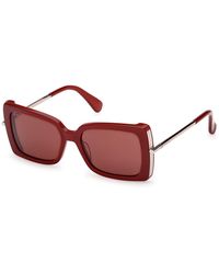 Max Mara - Mm0166 Roquebrune 69S Sunglasses Acetate Butterfly Normal - Lyst