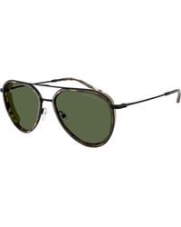 Emporio Armani - Ea2163 300171 Sunglasses Metal Pilot Normal - Lyst