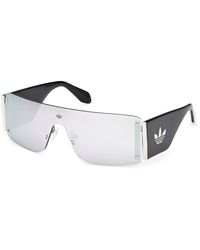 adidas - Or0118 01C Sunglasses Injected Smoke Mask Normal - Lyst