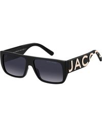 Marc Jacobs - Marc Logo 096/S 80S/9O Sunglasses Injected Squared Shaded - Lyst