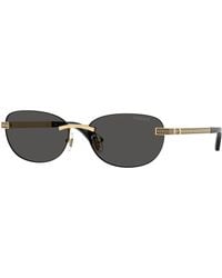 Versace - Ve2307 152387 Sunglasses Metal Round Normal - Lyst