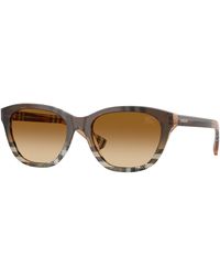 Burberry - Be4486 420213 Sunglasses Acetate Squared Normal Nuanced - Lyst