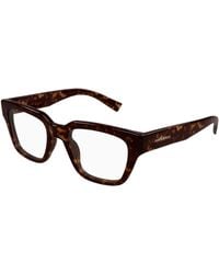 Saint Laurent - Sl 804 002 Optical Frames Acetate Transparent Squared - Lyst