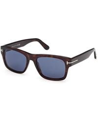 Tom Ford - Ft1303 Smith-02 52V Sunglasses Acetate Squared Normal - Lyst