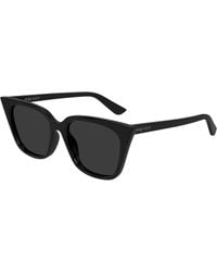 McQueen - Am0556S 001 Sunglasses Acetate Cat Eye - Lyst