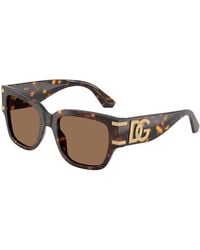 Dolce & Gabbana - Dg4563 502/73 Sunglasses Acetate Squared Normal - Lyst