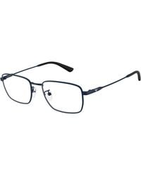Emporio Armani - Ea1188Td 3018 Optical Frames Titanium Transparent Pillow Normal - Lyst