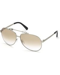 DSquared² - Dq0356 59F Outlet Sunglasses Metal Pilot Normal Shaded - Lyst