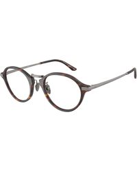 Giorgio Armani - Ar7287 6403 Optical Frames Acetate Transparent Pantos Normal - Lyst