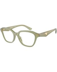 Emporio Armani - Ea3235U 6116 Optical Frames Acetate Geometric Normal - Lyst
