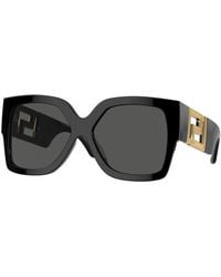Versace - Ve4402 Gb1/87 Sunglasses Acetate Squared Normal - Lyst