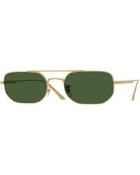 Oliver Peoples - Ov1351S 1989C 533271 Sunglasses Steel Pillow Normal - Lyst