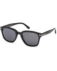 Tom Ford - Ft1213 Graydon 01D Sunglasses Acetate Smoke Squared Polarized - Lyst