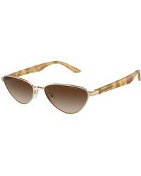 Emporio Armani - Ea2153 301313 Sunglasses Metal Geometric Normal Shaded - Lyst