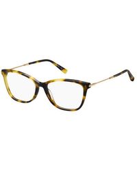 Max Mara - Mm 1420 086 Optical Frames Outlet Plastic Squared - Lyst