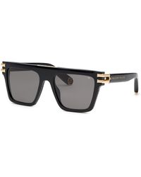 Philipp Plein - Spp108M Plein Icon 700 Sunglasses Acetate Squared Normal - Lyst