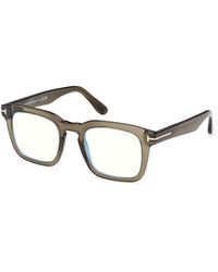 Tom Ford - Ft6025-B 096 Optical Frames Acetate Squared Normal - Lyst