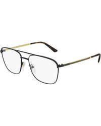 Gucci - Gg0833O 001 Optical Frames Metal Transparent Pilot - Lyst