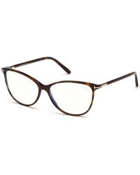 Tom Ford - Ft5616-B 052 Optical Frames Acetate Squared Normal Anti Light - Lyst