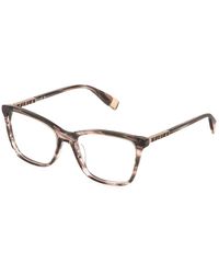 Furla - Vfu874 0Vbl Optical Frames Acetate Squared - Lyst
