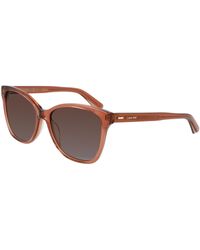 Calvin Klein - Ck21529S 601 Sunglasses Acetate Squared Photochromatic Photochromatic - Lyst
