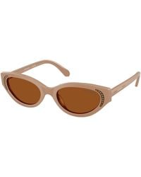 Swarovski - Sk6030 106173 Sunglasses Acetate Round Normal - Lyst
