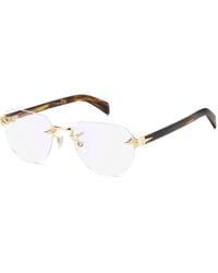 David Beckham - Db 7145 T5U/2Y Optical Frames Metal Pilot Normal Mirror - Lyst