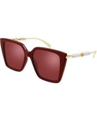 Gucci - Gg1967S 004 Sunglasses Acetate Butterfly - Lyst