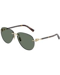 Tiffany & Co. - Tf3124 60213H Sunglasses Metal Pilot Normal - Lyst