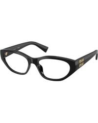 Miu Miu - Mu 08Zvu 1Ab1O1 Optical Frames Injected Transparent Geometric Normal - Lyst