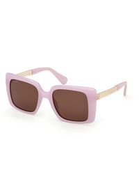 MAX&Co. - Mo0134 72E Sunglasses Injected Squared Normal - Lyst