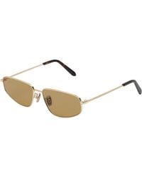 Retrosuperfuture - Fk5 Isedra Senape Sunglasses Metal Geometric Normal - Lyst