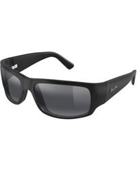 Maui Jim - Mj0266S 001 Occhiali Da Sole Iniettato Grigio Squadrata - Lyst