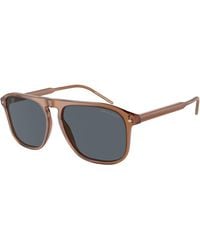 Giorgio Armani - Ar8212 5932R5 Sunglasses Acetate Squared Normal - Lyst