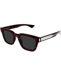 Saint Laurent - Sl 790/F 002 Sunglasses Acetate Squared - Lyst