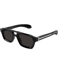 McQueen - Am0505S 001 Sunglasses Acetate Pilot - Lyst
