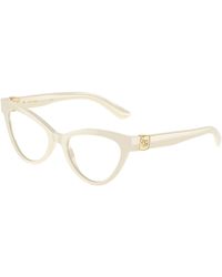 Dolce & Gabbana - Dg3394 3312 Optical Frames Acetate Transparent Cat Eye Normal - Lyst