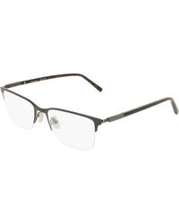 Ferragamo - Sf2238 084 Optical Frames Metal Squared Normal - Lyst