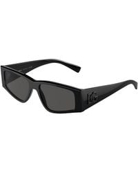 Dolce & Gabbana - Dg4453 501/87 Sunglasses Acetate Squared Normal - Lyst