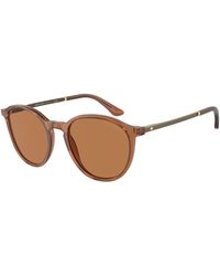 Giorgio Armani - Ar8196 604673 Sunglasses Acetate Pantos Normal - Lyst