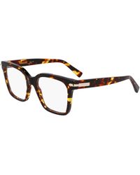 Ferragamo - Sf3009 242 Optical Frames Acetate Squared Normal - Lyst