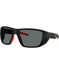 FERRARI SCUDERIA - Fz6012U 504/81 Sunglasses Injected Squared Polarized - Lyst