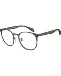 Emporio Armani - Ea1148 3017 Optical Frames Metal Transparent Pantos Normal - Lyst