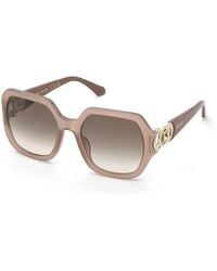 Twinset - Stw066 06K7 Sunglasses Acetate Geometric Normal Shaded - Lyst
