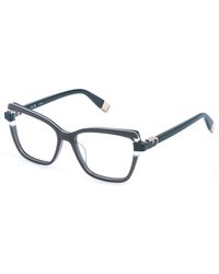 Furla - Vfu994 0Tah Optical Frames Acetate Squared - Lyst