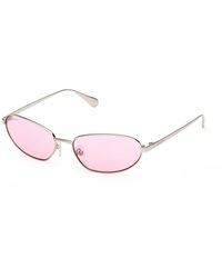 MAX&Co. - Mo0160 16Z Sunglasses Metal Round Normal - Lyst