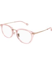 Chloé - Ch0248Oa 002 Optical Frames Acetate Transparent Cat Eye - Lyst