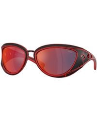 DIESEL - Dl3007U 20096P Sunglasses Injected Cat Eye Mirrored - Lyst